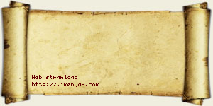 Isak Štrbanović vizit kartica